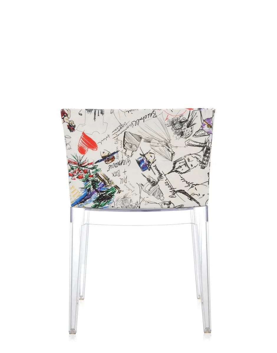 [product_category]-Kartell Mademoiselle à La Mode Armchair, Transparent/Sketches-Kartell-8058967065046-04895FM-KAR-4