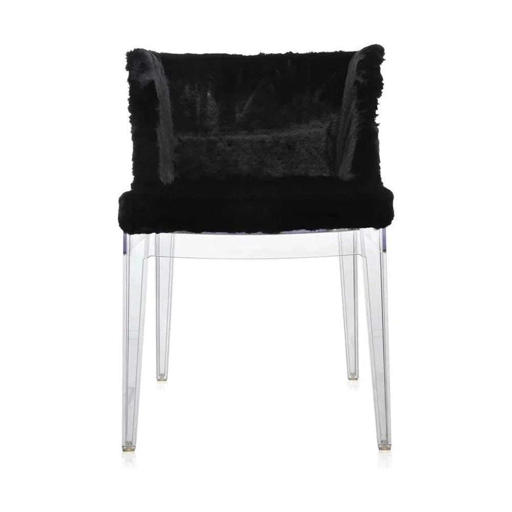 Fauteuil Kartell Mademoiselle Kravitz, transparent / noir