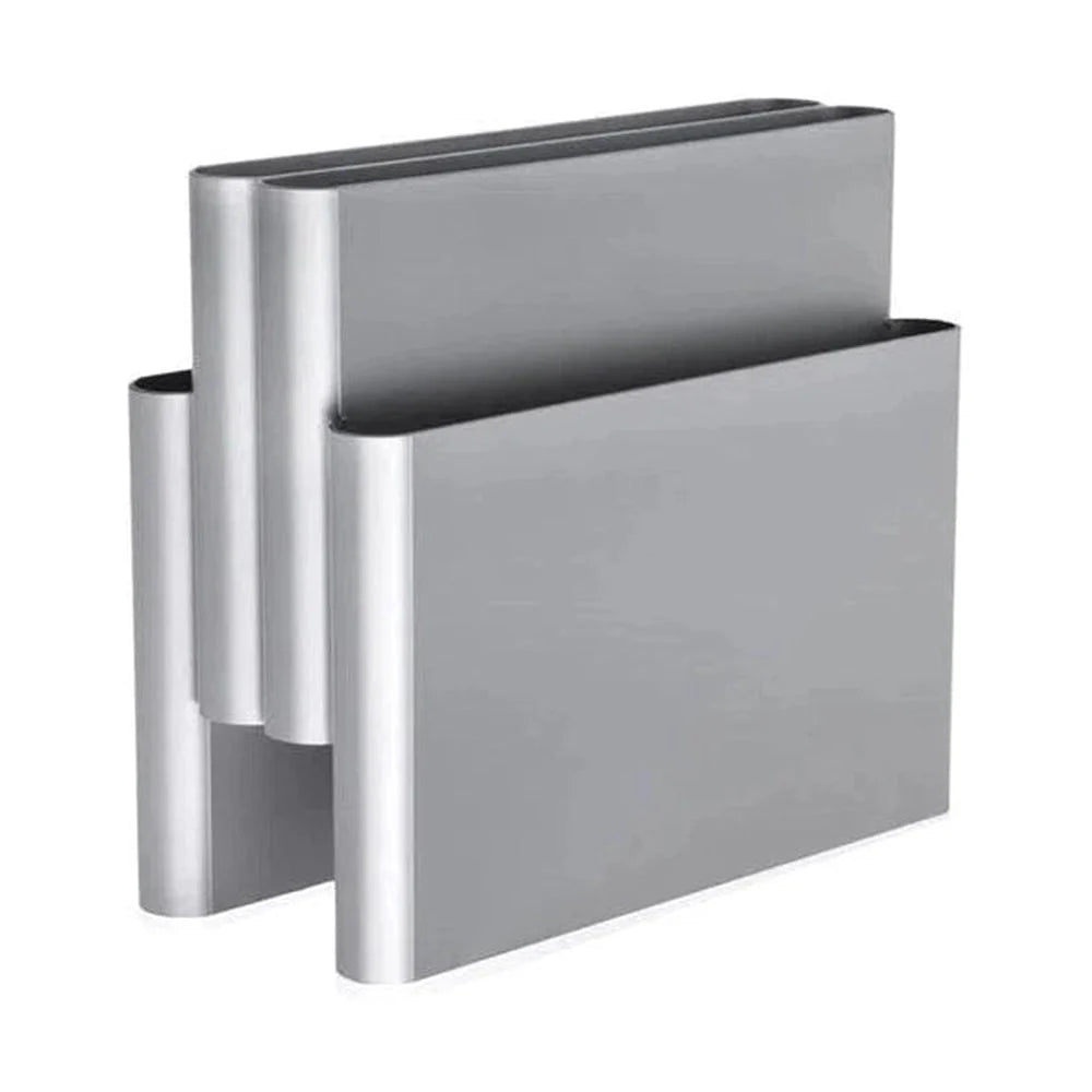 Kartell Magazine Holder, Silber