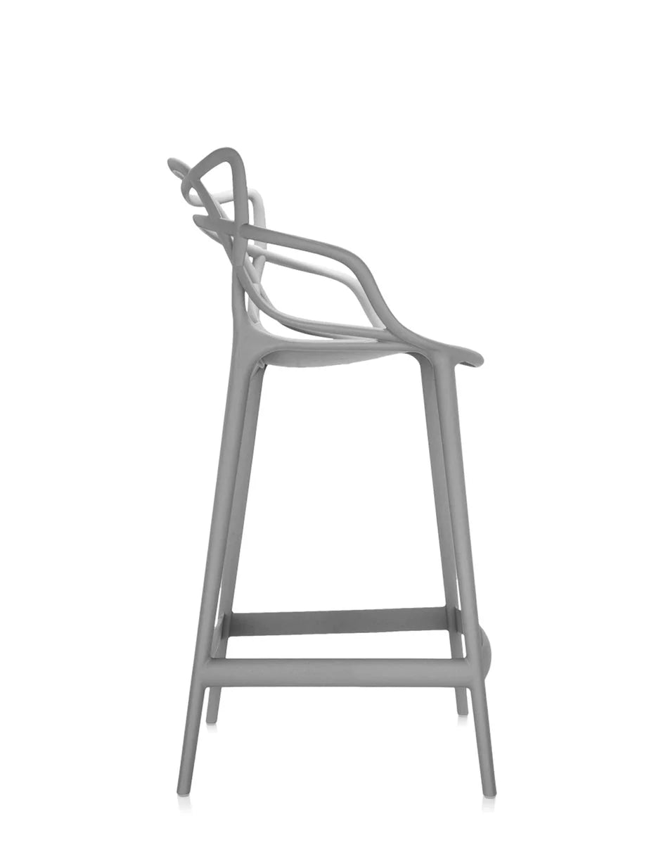 [product_category]-Kartell Masters Stool 65 Cm, Grey-Kartell-8058967184747-0586907-KAR-3