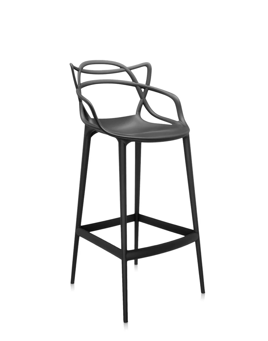 Tabouret Kartell Masters 75 cm, noir