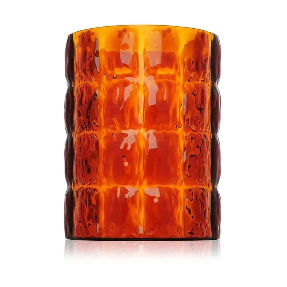 Kartell Matelassè Vase, Amber