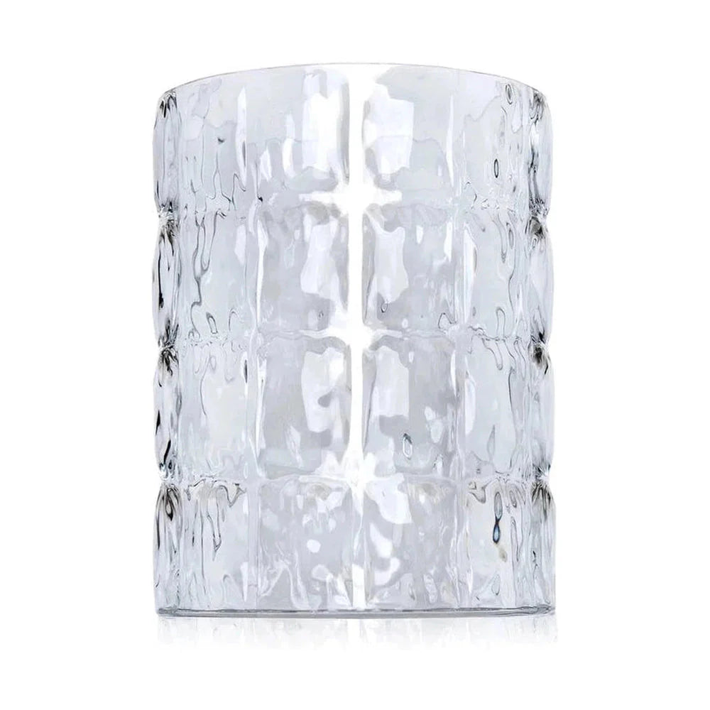 Jarrón Kartell Matelassè, cristal