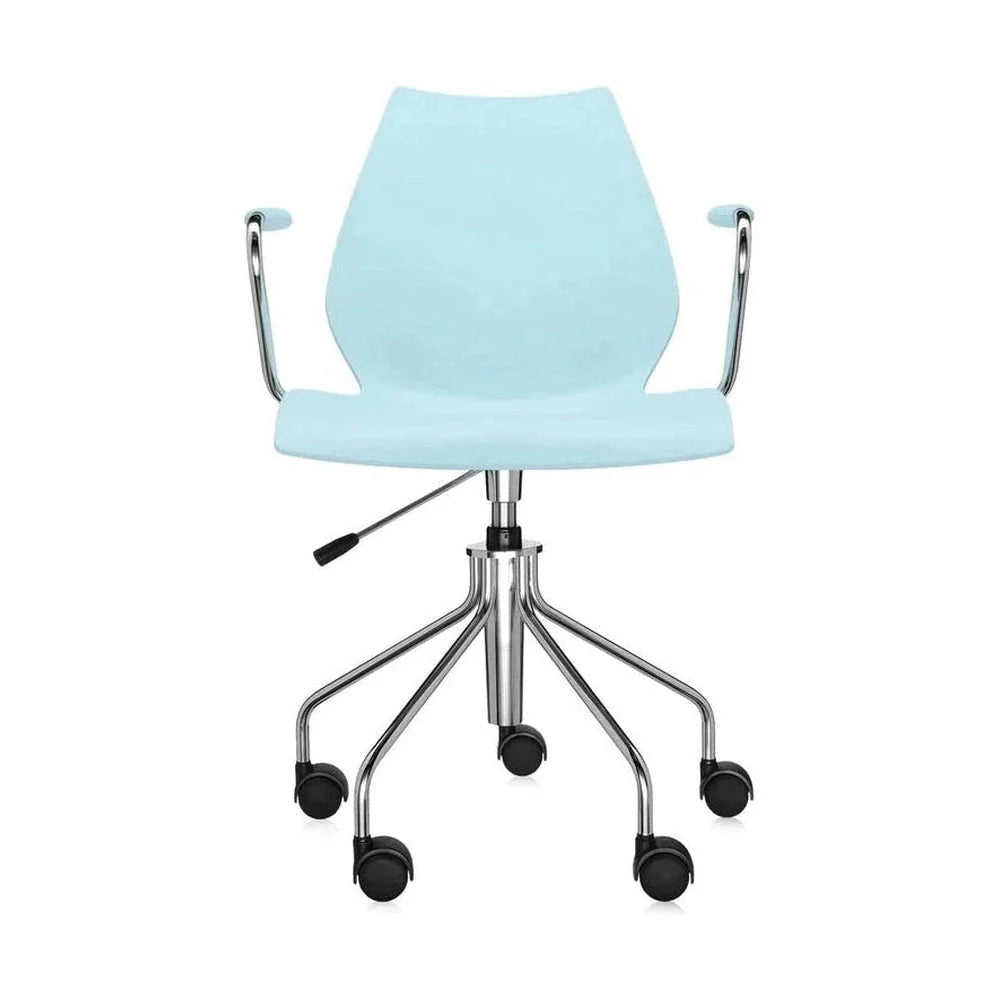 Kartell Maui Dreh Sessel, hellblau