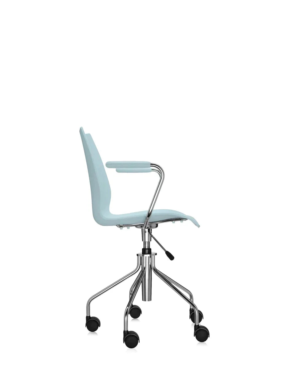 [product_category]-Kartell Maui Swivel Armchair, Light Blue-Kartell-8058967037463-028798M-KAR-12