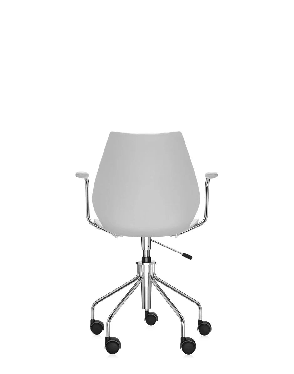 [product_category]-Kartell Maui Swivel Armchair, Light Grey-Kartell-8058967037432-028795M-KAR-4