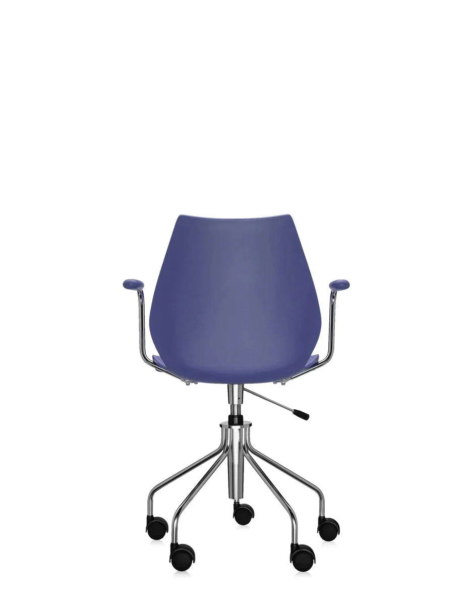 [product_category]-Kartell Maui Swivel Armchair, Navy Blue-Kartell-8058967037418-028793M-KAR-13