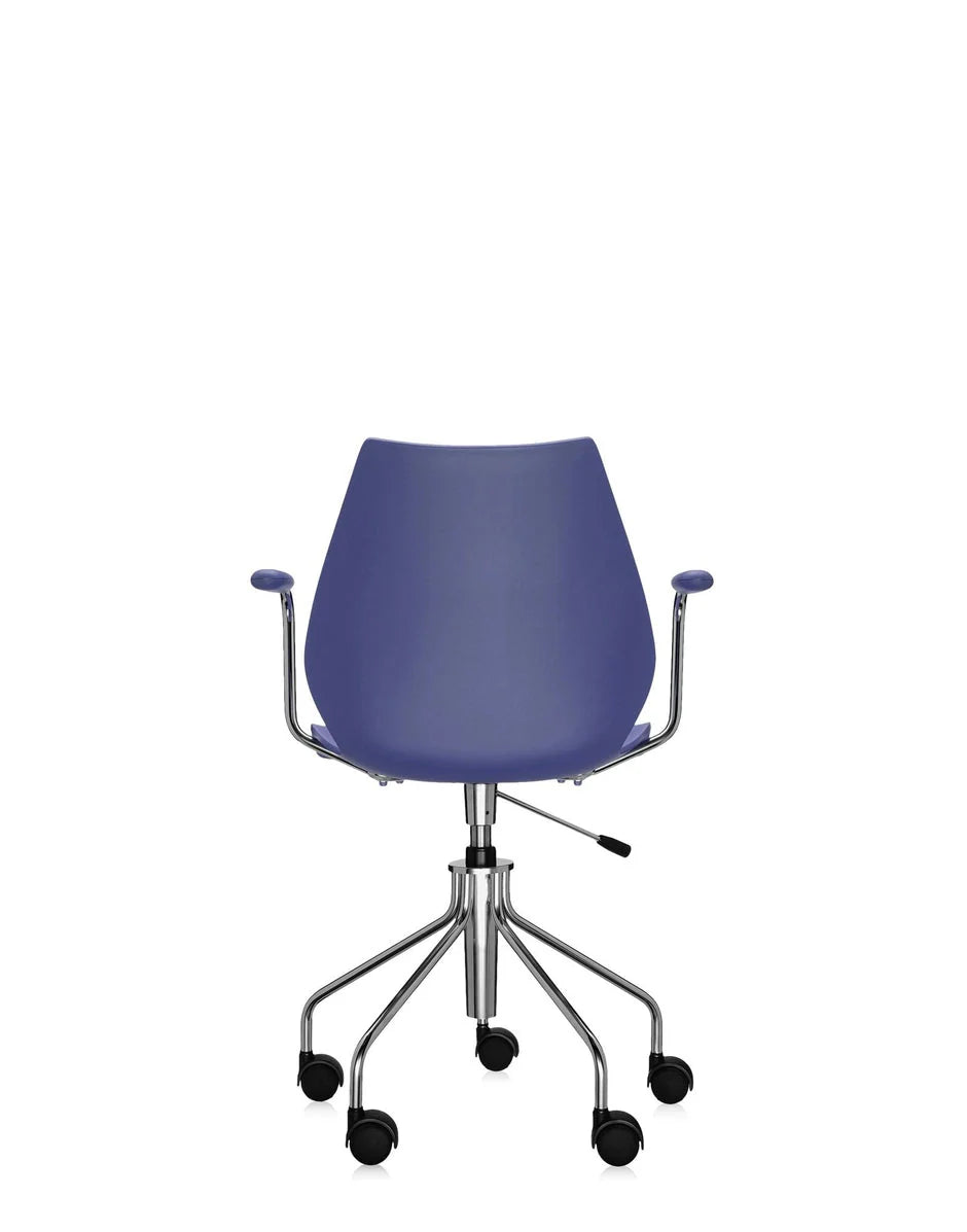 [product_category]-Kartell Maui Swivel Armchair, Navy Blue-Kartell-8058967037418-028793M-KAR-4