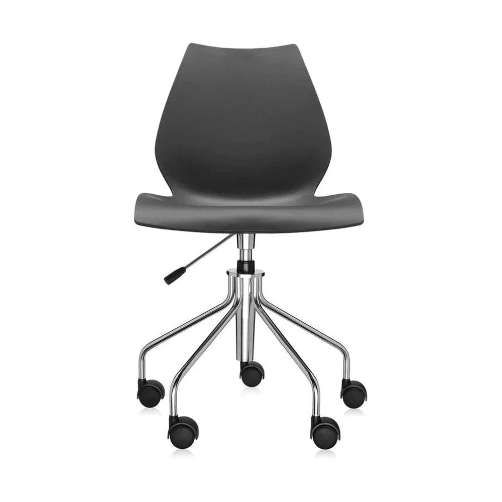 [product_category]-Kartell Maui Swivel Chair, Charcoal-Kartell-8058967037265-028781M-KAR-1