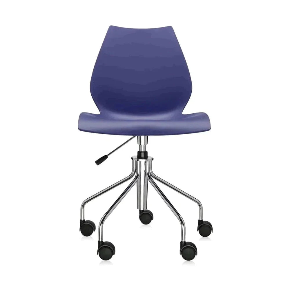 [product_category]-Kartell Maui Swivel Chair, Navy Blue-Kartell-8058967037296-028783M-KAR-8