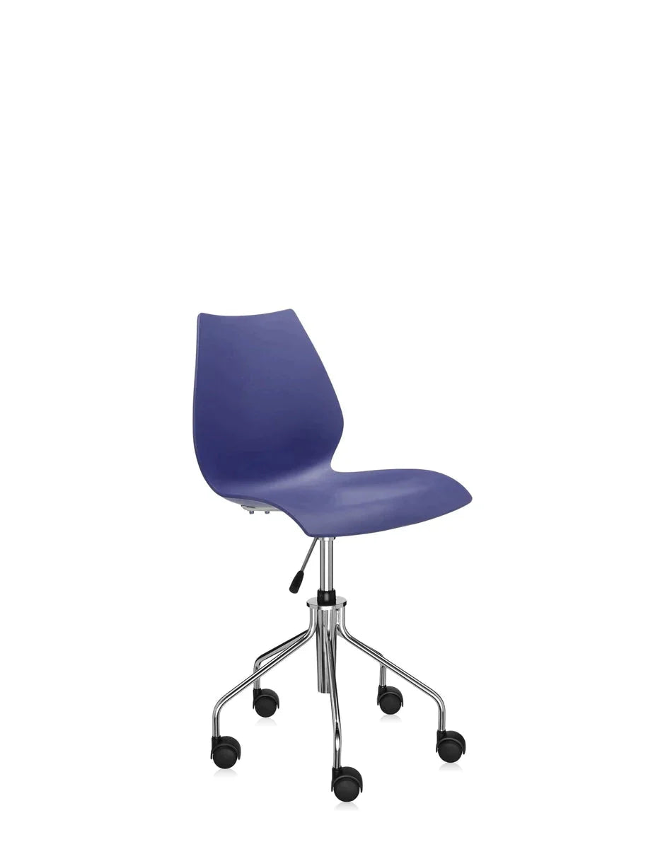 [product_category]-Kartell Maui Swivel Chair, Navy Blue-Kartell-8058967037296-028783M-KAR-9