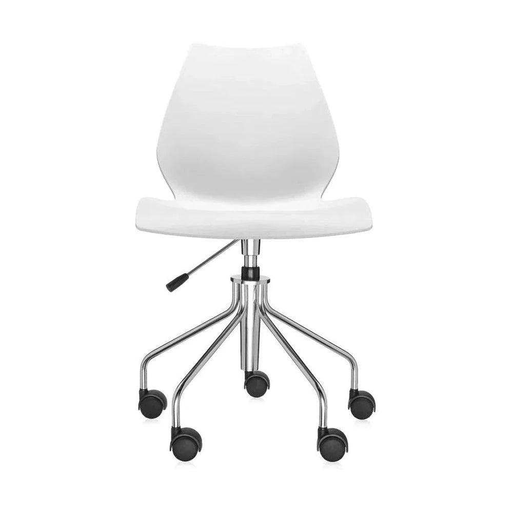 Chaise pivotante Kartell Maui, White de zinc