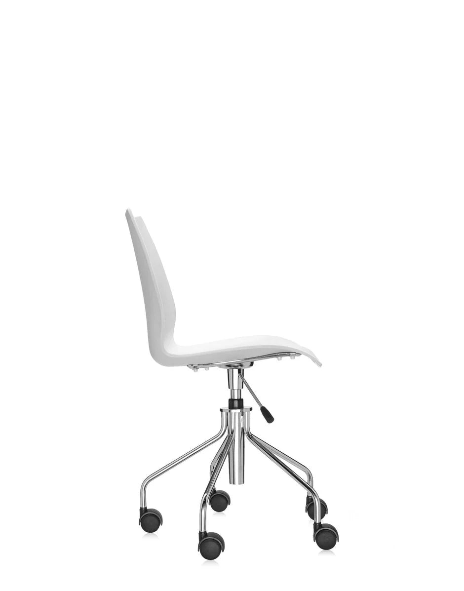 [product_category]-Kartell Maui Swivel Chair, Zinc White-Kartell-8058967037289-028782M-KAR-3