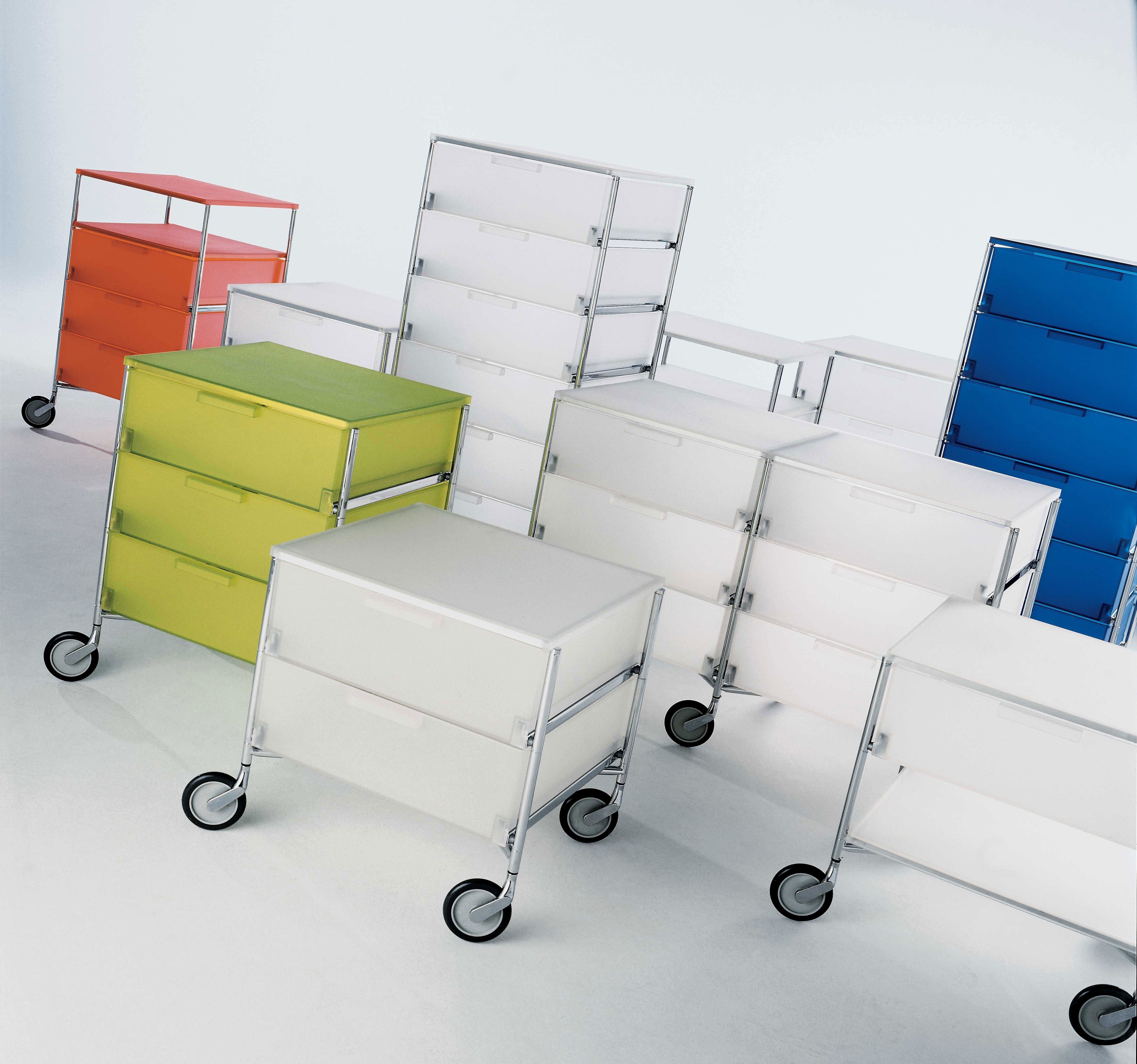 [product_category]-Kartell Mobil 5 Drawer With Feet, Ice-Kartell-8058967028195-02035L1-KAR-6