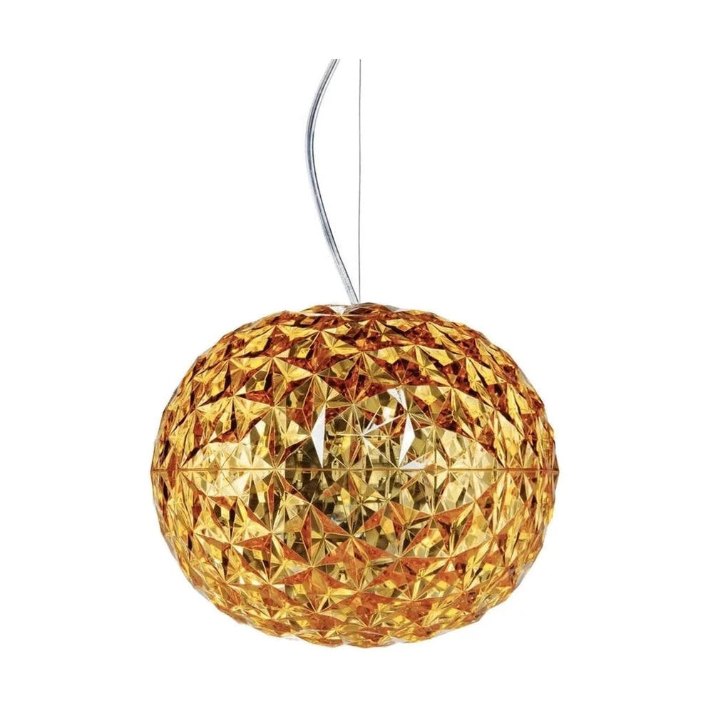 Kartell Planet Suspension Lampe, gul