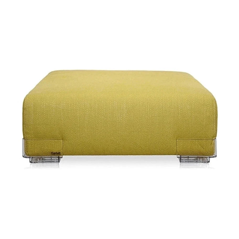 Kartell Plastics Duo Pouf Rectangular Nilo, Green