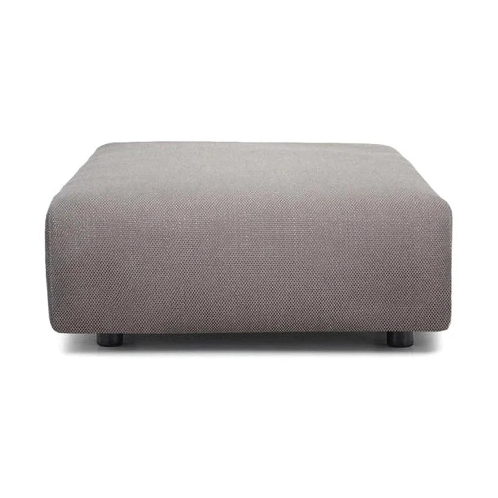 Kartell Plastics Duo Pouf Rechteck Nilo, Grau