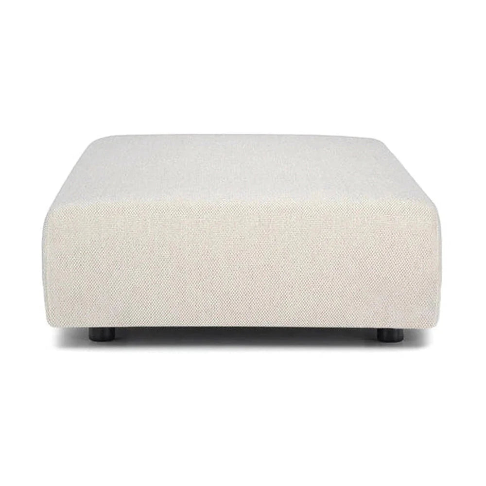 Kartell Plastics Duo Pouf Rectangular Nilo, naken