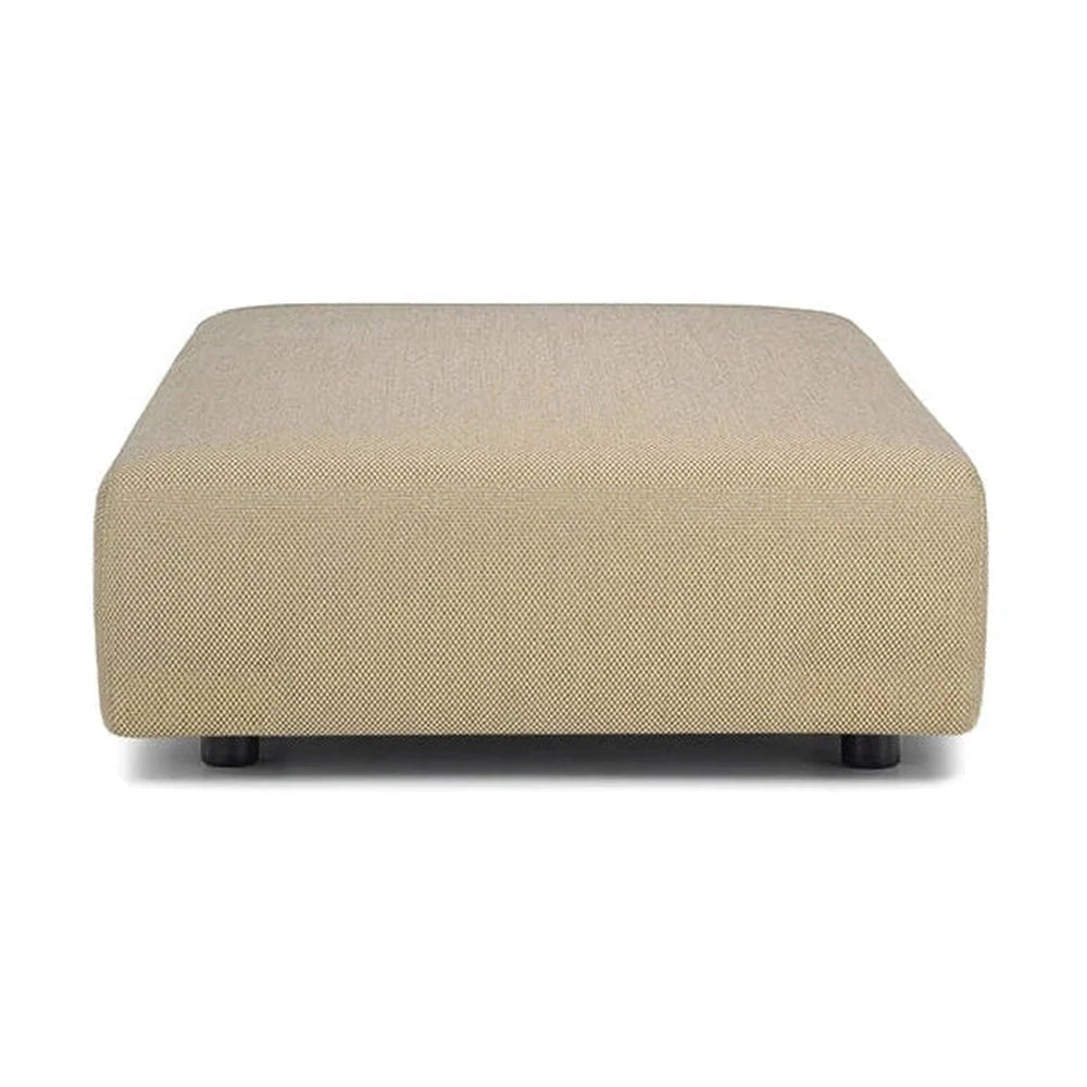 Duo de Kartell Plastics Pouf Rectangular Nilo, Taupe