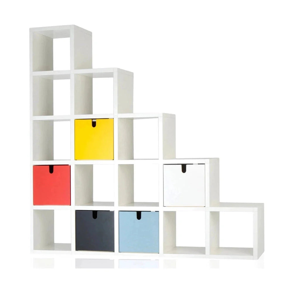 [product_category]-Kartell Polvara Bookcase Ladder, White-Kartell-8058967200287-0476703-KAR-1