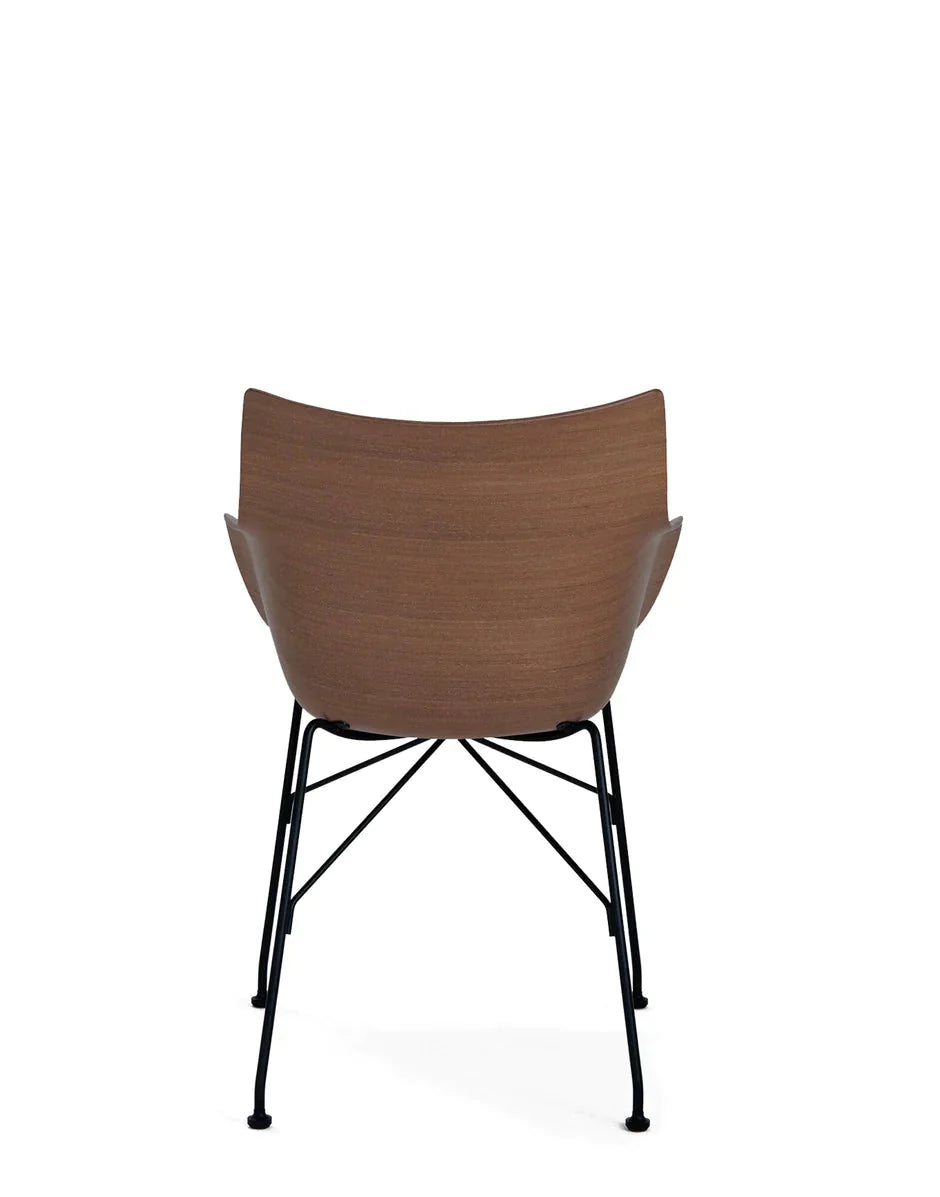 [product_category]-Kartell Q/Wood Armchair Basic Veneer, Dark Wood/Black-Kartell-8058967294934-04913SN-KAR-10