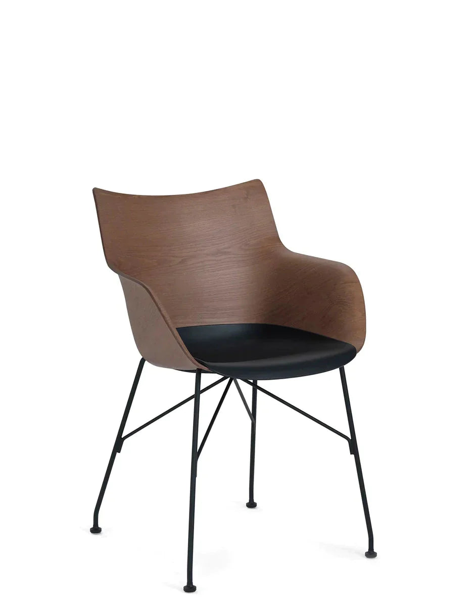 [product_category]-Kartell Q/Wood Armchair Slatted Ash, Dark Wood/Black-Kartell-8058967294996-04914SN-KAR-10