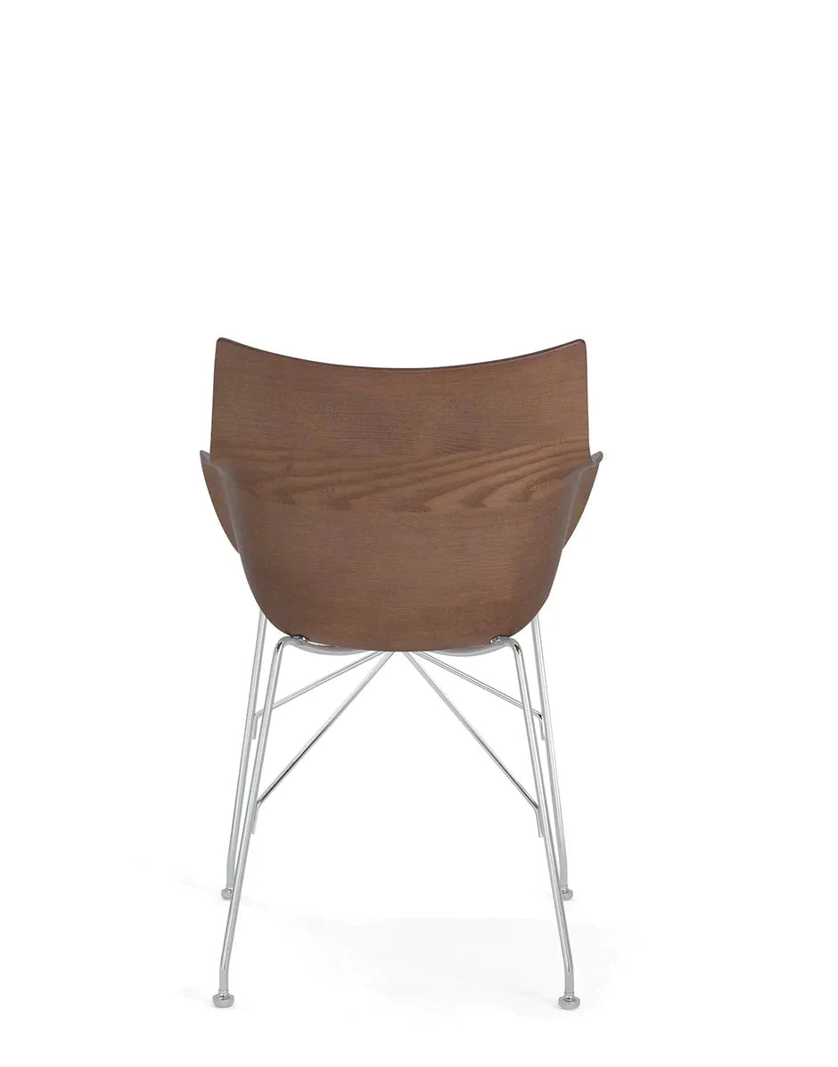 [product_category]-Kartell Q/Wood Armchair Slatted Ash, Dark Wood/Chrome-Kartell-8058967294972-04914SC-KAR-10