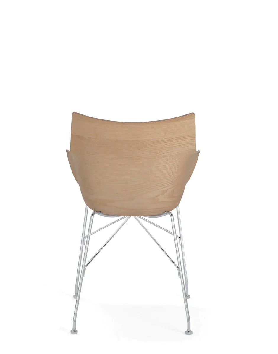 [product_category]-Kartell Q/Wood Armchair Slatted Ash, Light Wood/Chrome-Kartell-8058967294958-04914CC-KAR-11