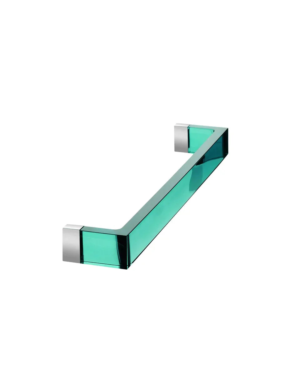 [product_category]-Kartell Rail Towel Rack 45 Cm, Acquamarine Green-Kartell-8058967251357-09935VE-KAR-8