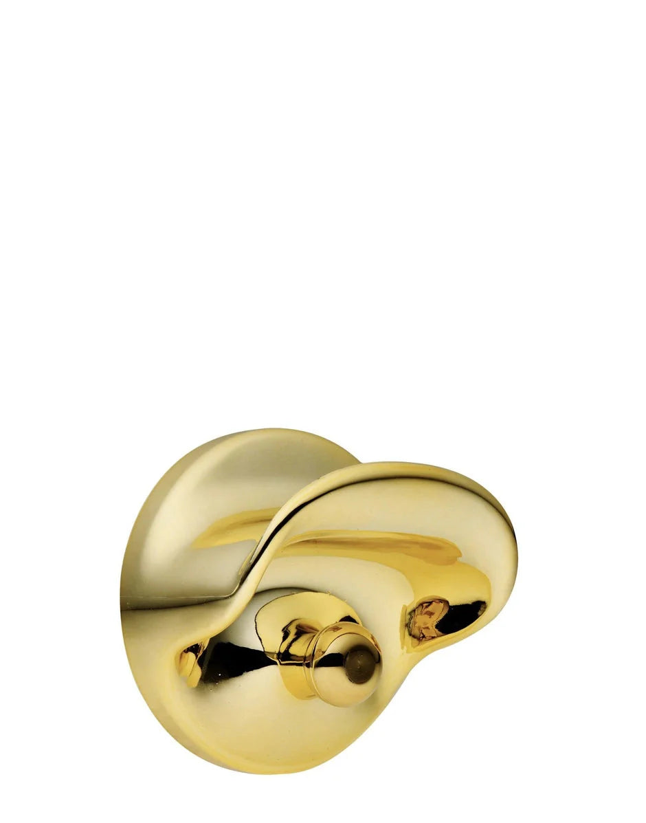 Kartell Set of 2 Wall Relling Hook, Gold