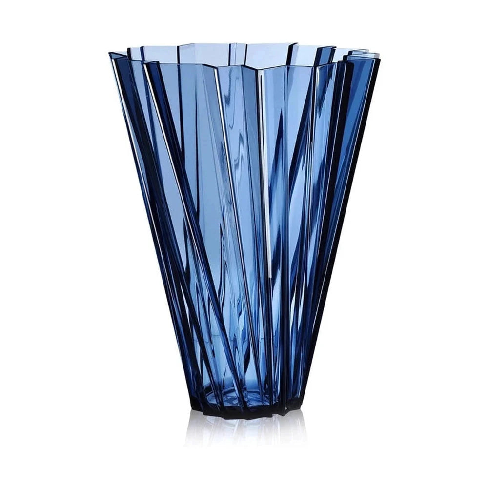 Vase Kartell Shanghai, bleu