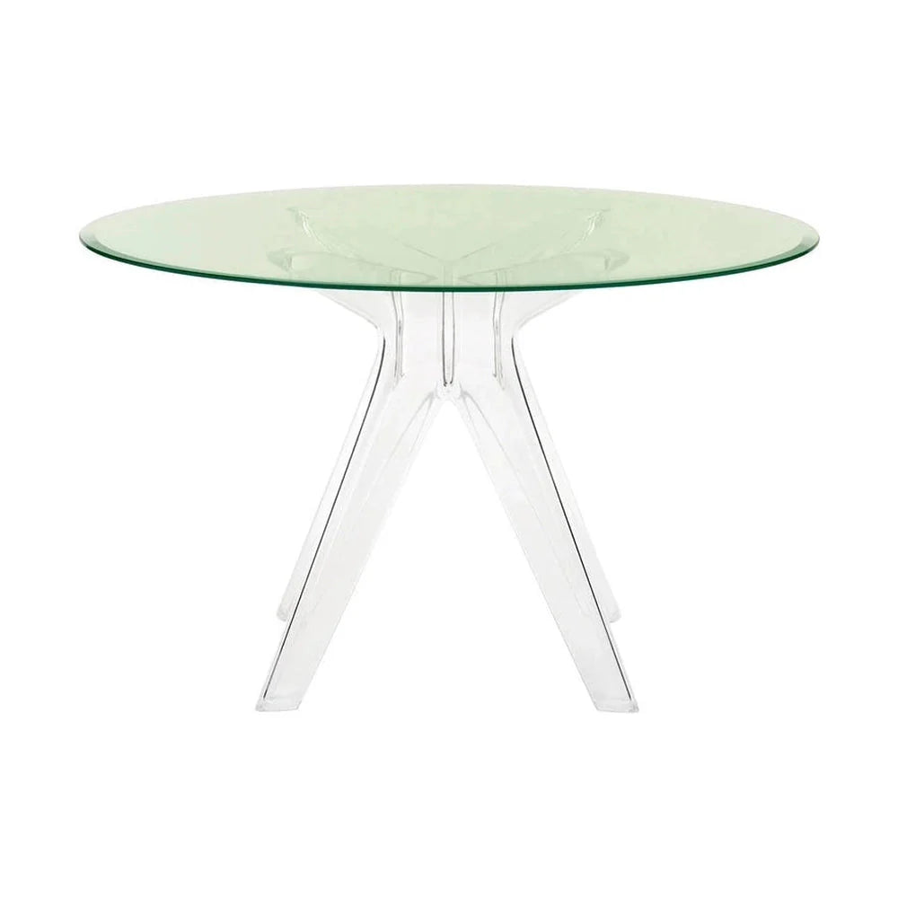 [product_category]-Kartell Sir Gio Table Round, Crystal/Green-Kartell-8058967259643-0327515-KAR-1