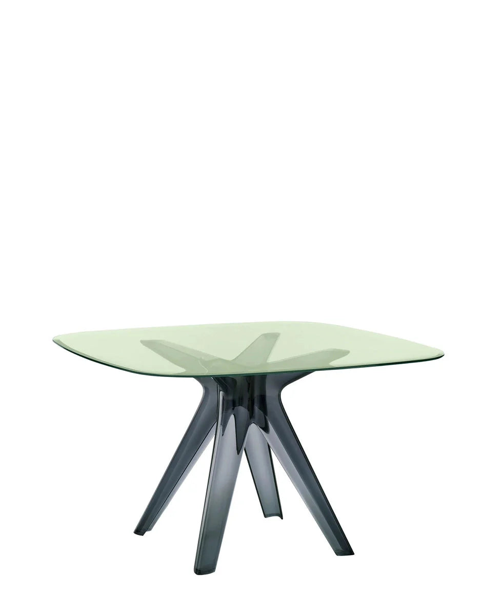 [product_category]-Kartell Sir Gio Table Square, Fume/Green-Kartell-8058967260144-0327665-KAR-2