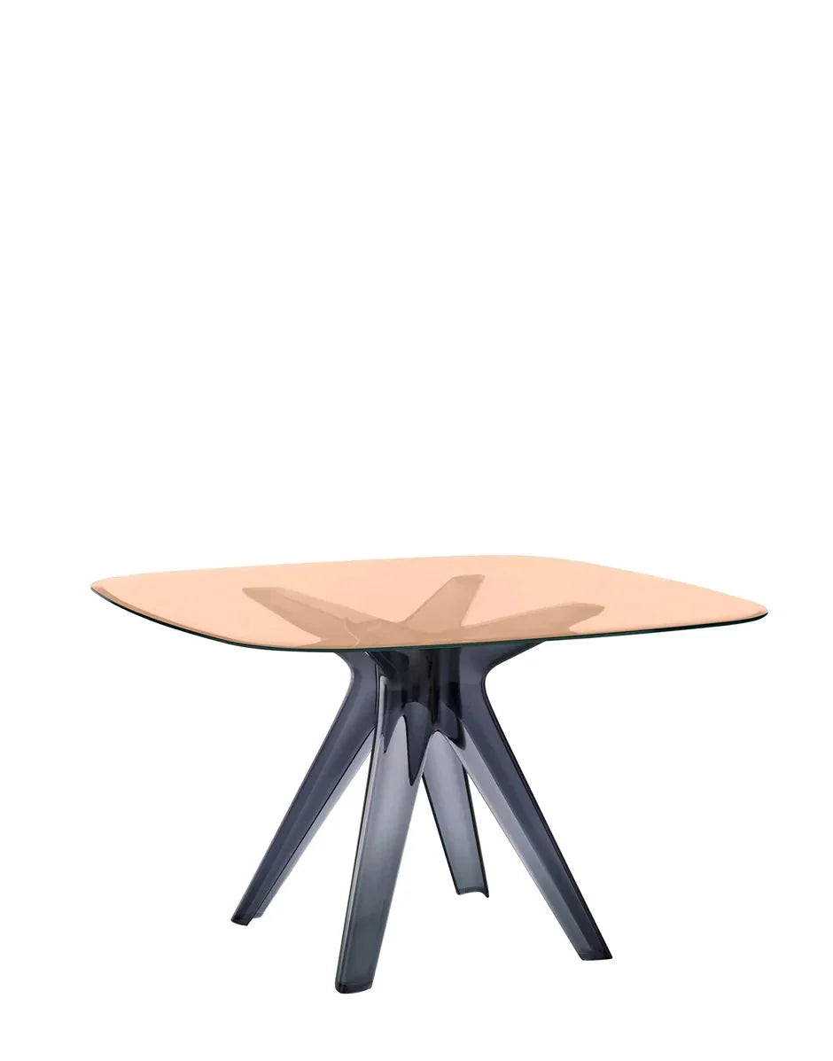 [product_category]-Kartell Sir Gio Table Square, Fume/Pink-Kartell-8058967260083-0327662-KAR-8