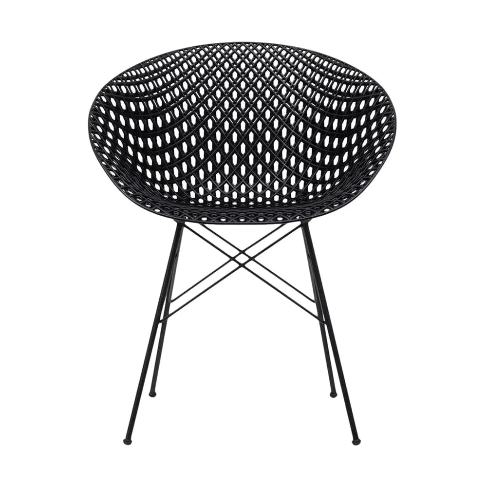 [product_category]-Kartell Smatrik Chair, Black/Black-Kartell-8058967285932-0583409-KAR-8