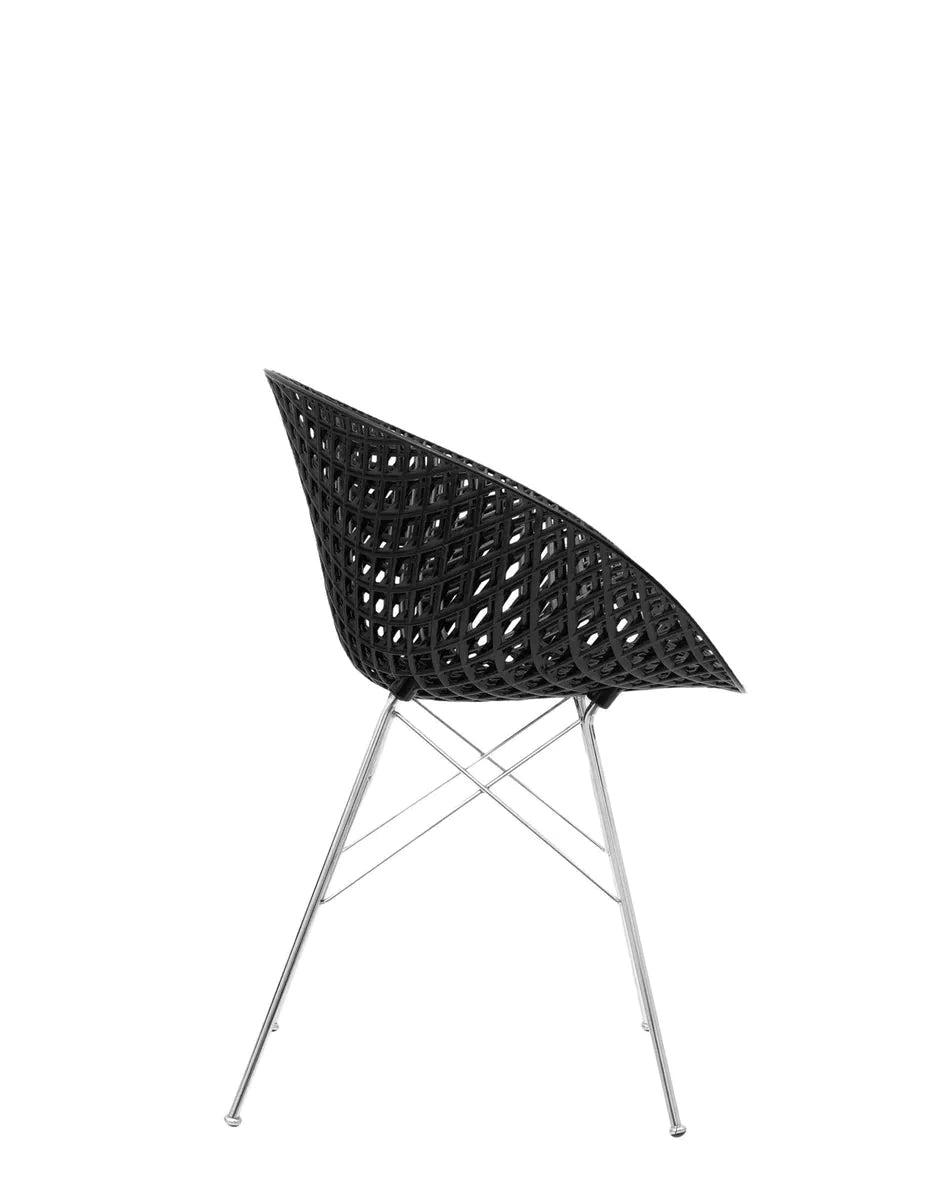 [product_category]-Kartell Smatrik Chair, Black/Chrome-Kartell-8058967285956-05834B9-KAR-10