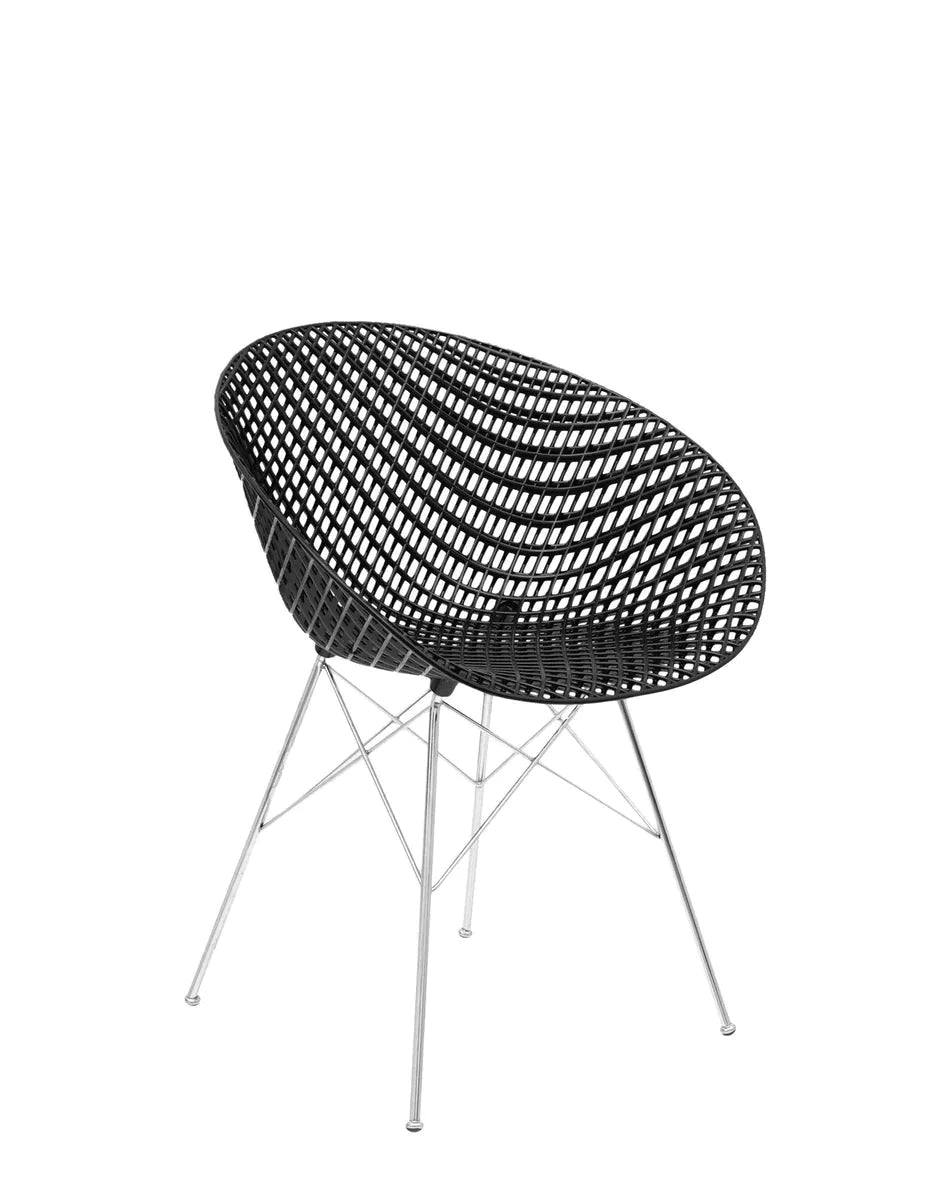 [product_category]-Kartell Smatrik Chair, Black/Chrome-Kartell-8058967285956-05834B9-KAR-9