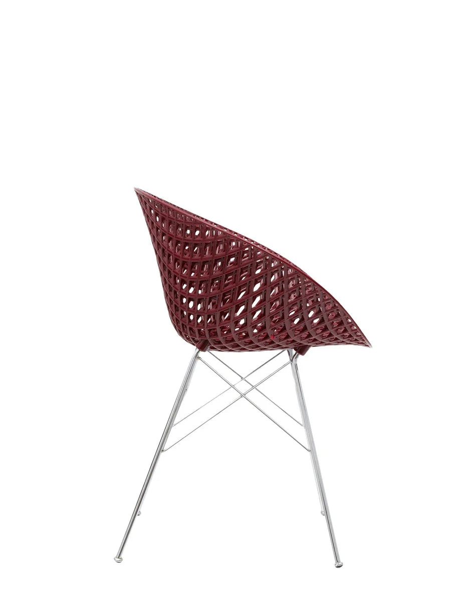 [product_category]-Kartell Smatrik Chair, Plum/Chrome-Kartell-8058967285994-05834BP-KAR-3