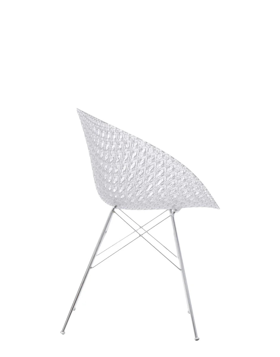 [product_category]-Kartell Smatrik Chair, Transparent/Chrome-Kartell-8058967285413-05834B4-KAR-3