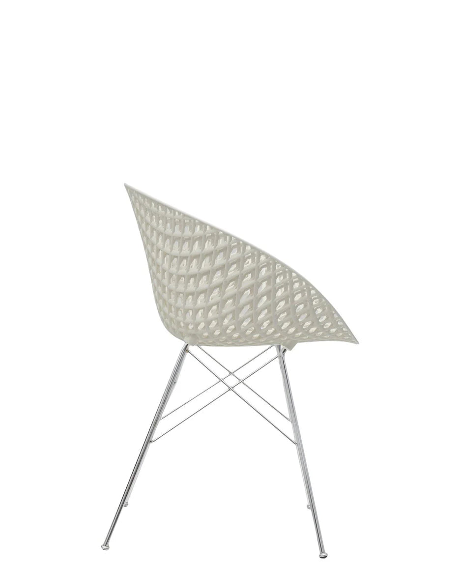 [product_category]-Kartell Smatrik Chair, White/Chrome-Kartell-8058967285918-05834B3-KAR-3