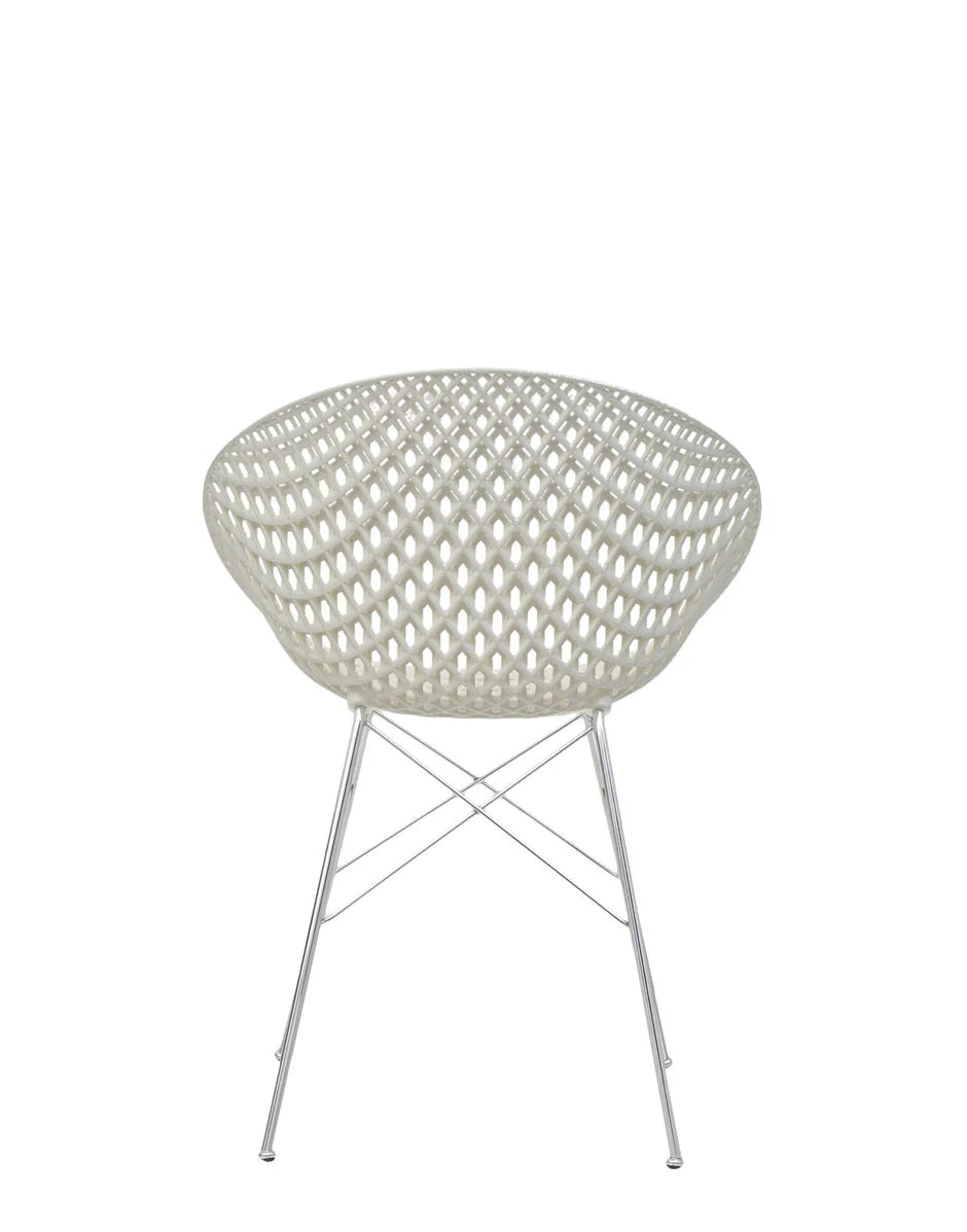 [product_category]-Kartell Smatrik Chair, White/Chrome-Kartell-8058967285918-05834B3-KAR-4