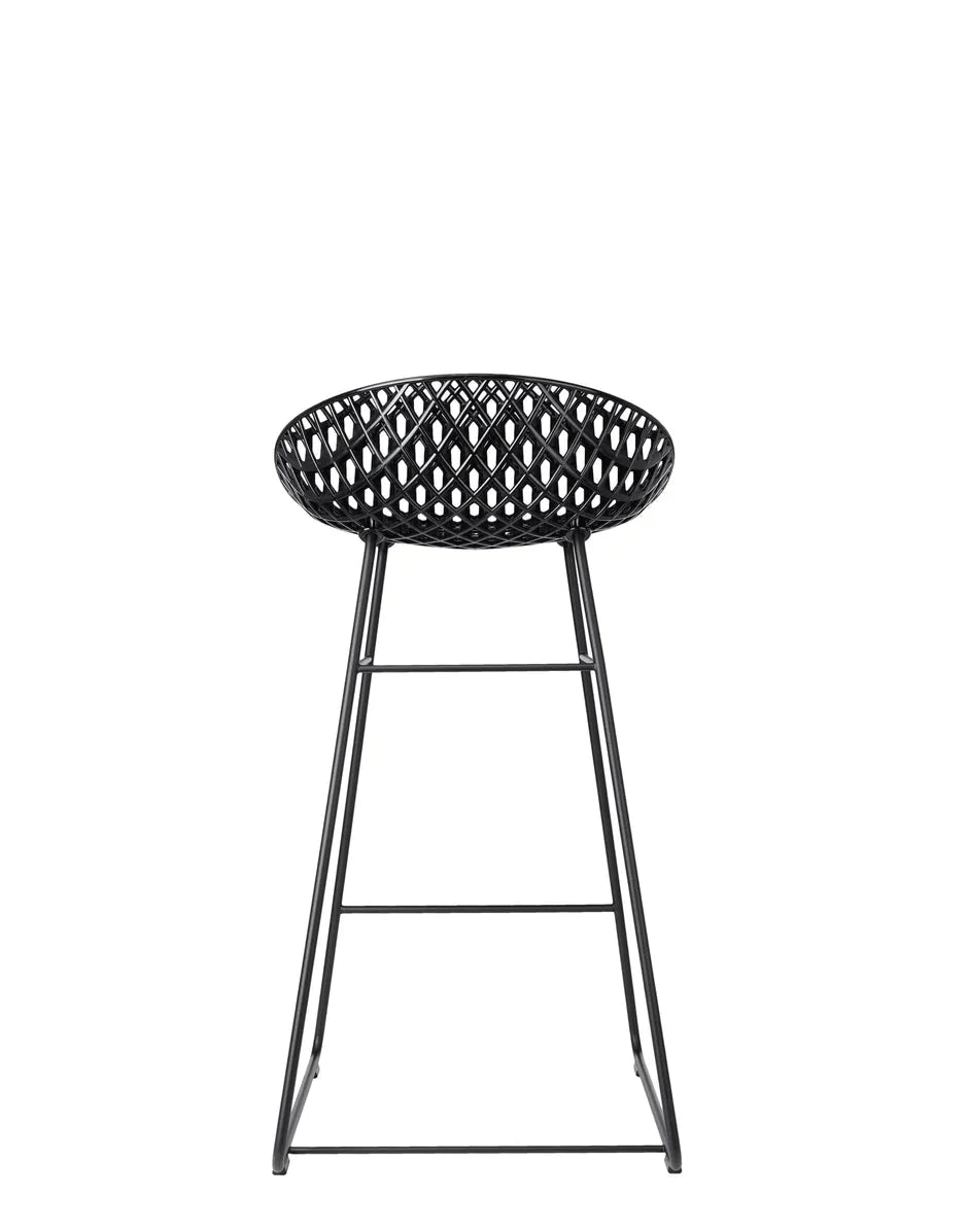 [product_category]-Kartell Smatrik Stool, Black/Black-Kartell-8058967292879-0588109-KAR-9