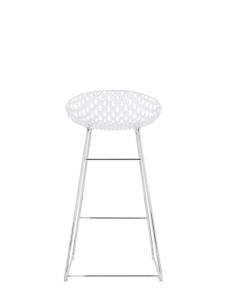 [product_category]-Kartell Smatrik Stool, Crystal/Chrome-Kartell-8058967292831-05881B4-KAR-4