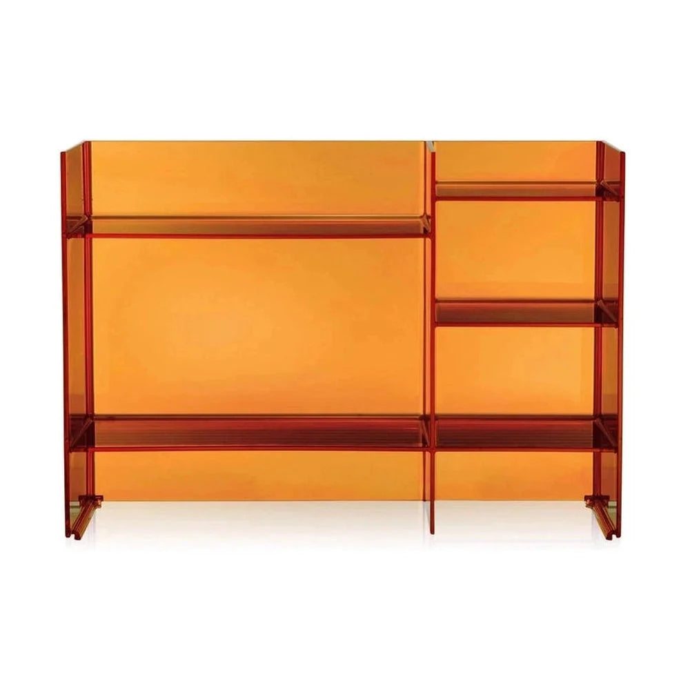 Kartell Sound Rack Shelving System, Amber