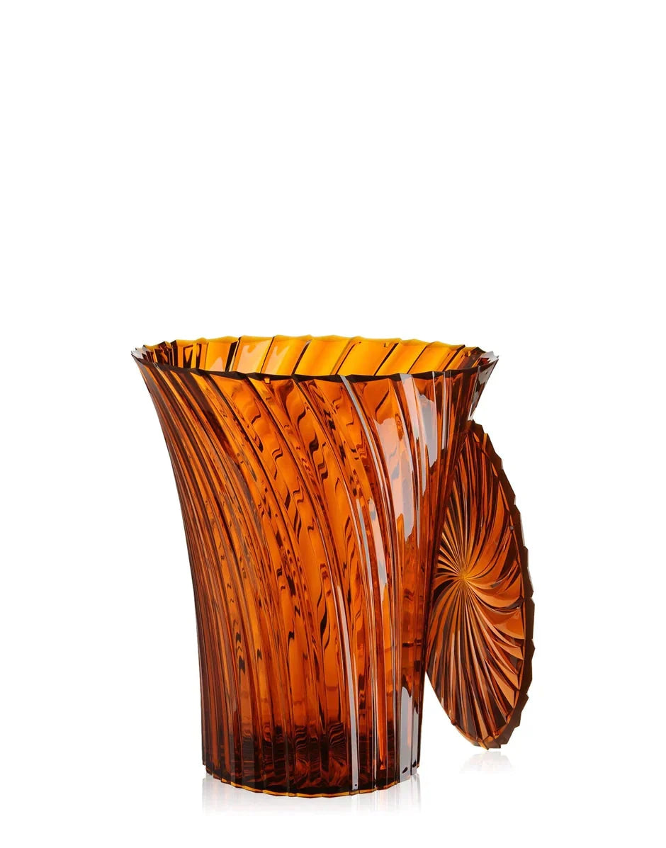 [product_category]-Kartell Sparkle Side Table High, Amber-Kartell-8058967189360-08818AM-KAR-7