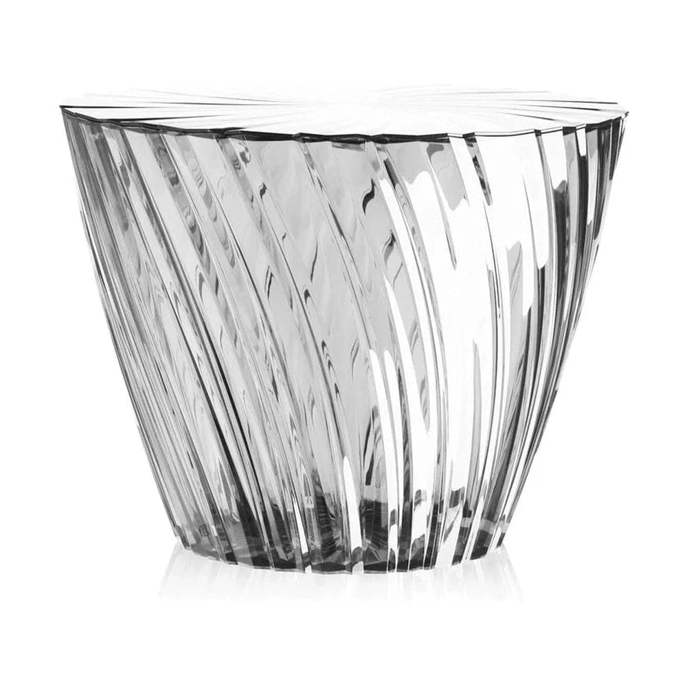 Mesa lateral de Kartell Sparkle bajo, Cristal