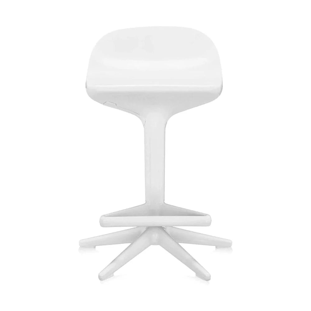 Taburete de cuchara de kartell, blanco