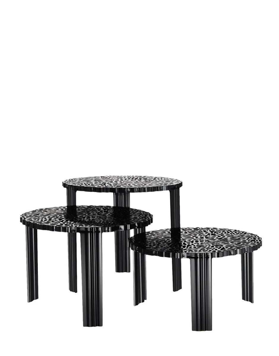 [product_category]-Kartell T Table Side Table 28 Cm, Black-Kartell-8058967090390-08500NE-KAR-2