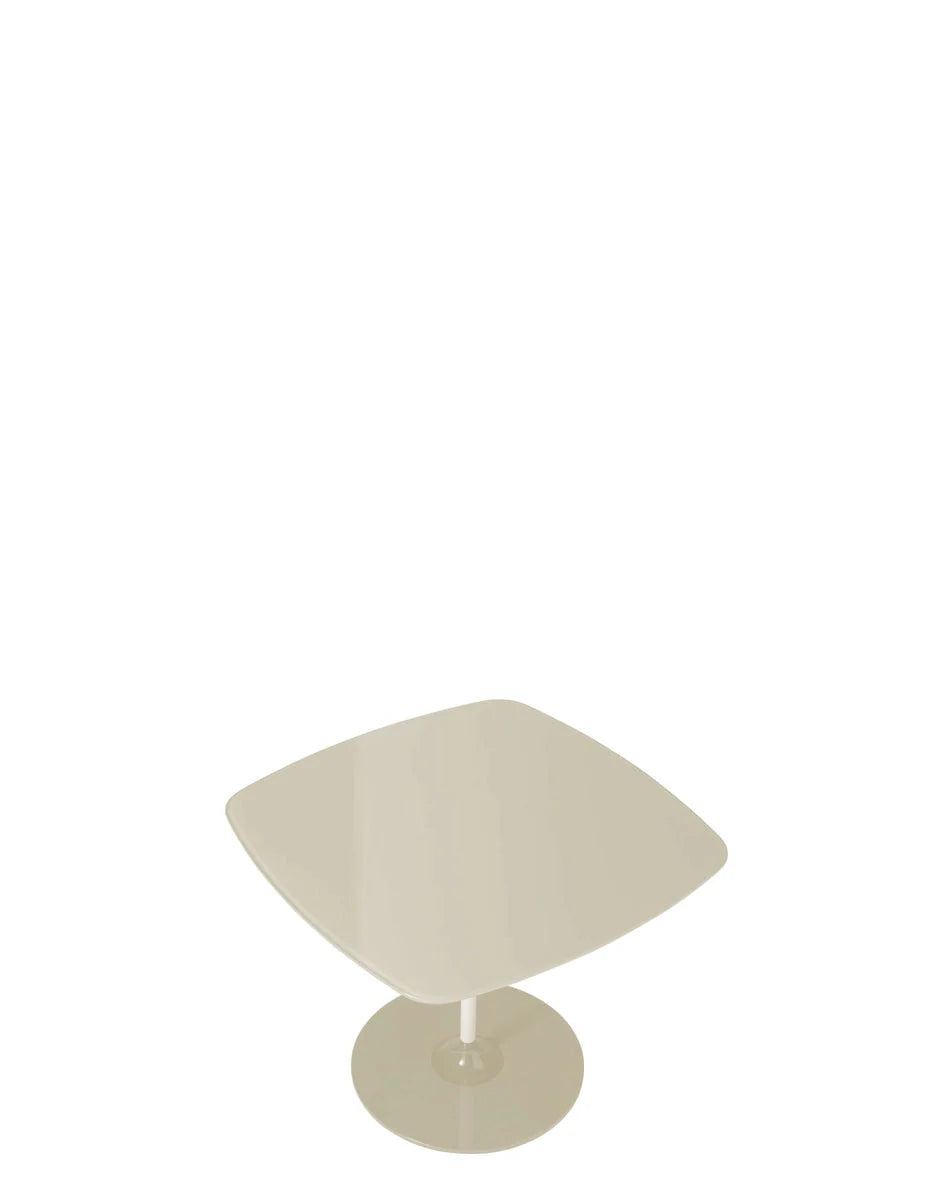 [product_category]-Kartell Thierry Side Table High, Warm Beige/White-Kartell-8058967332742-04042BI-KAR-3