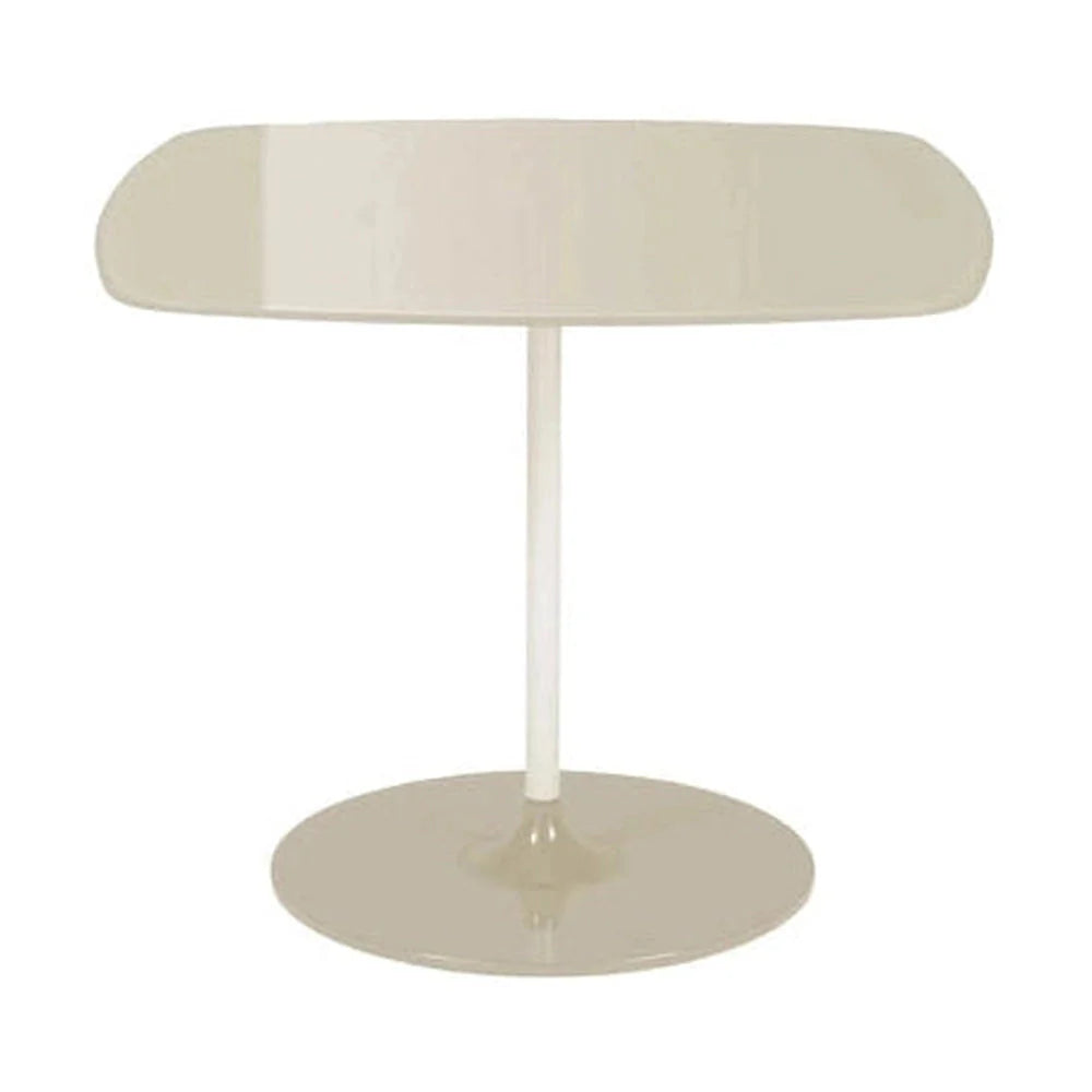 Kartell Thierry sidebord lavt, varmt beige/hvidt